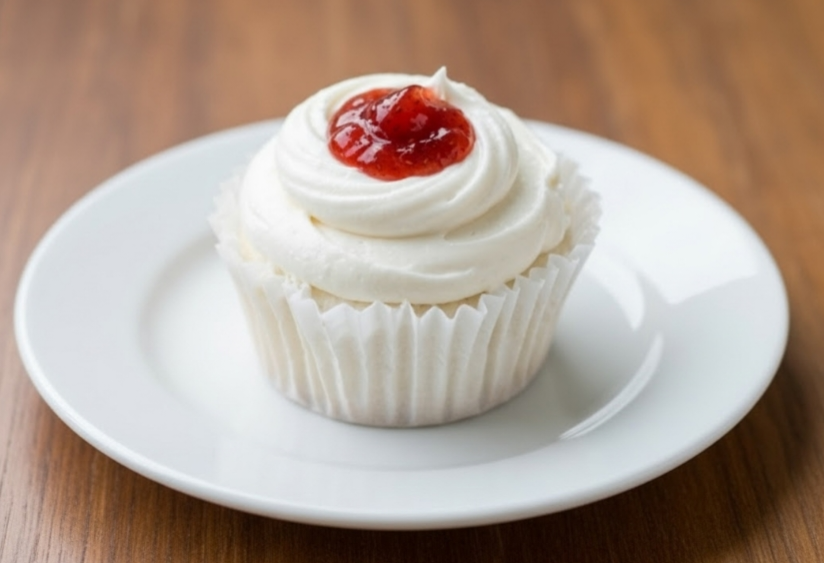 Image of White Cupcake