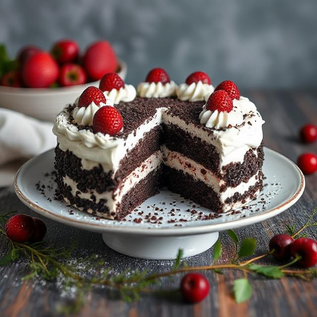 Image of Black Forest (whipped icing)