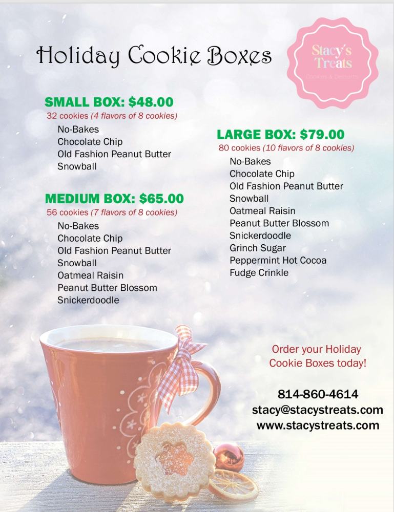 Image of Cookie Tray Descriptions